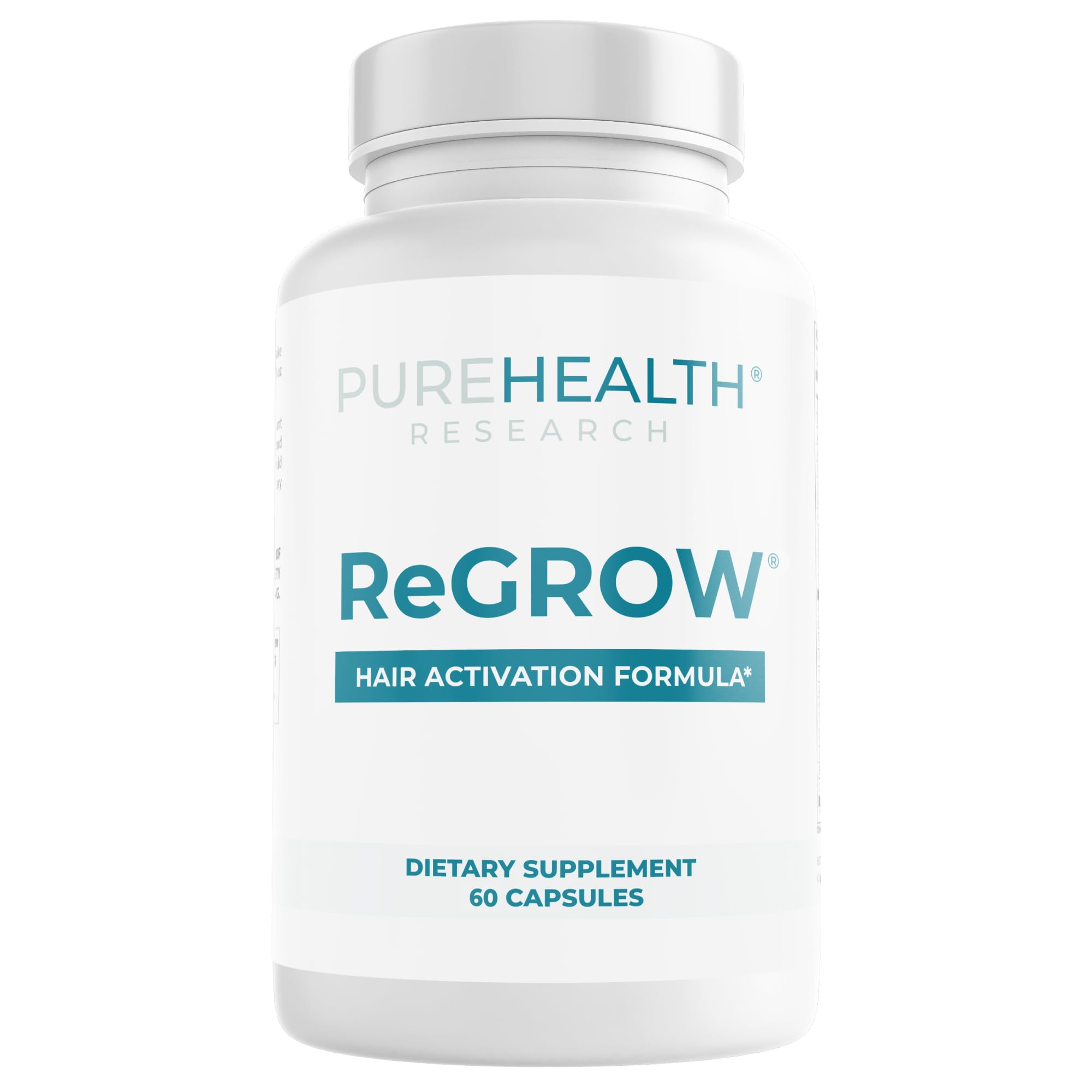 ReGrow Hair Growth Vitamins with Biotin, Hair Supplement by PureHealth Research