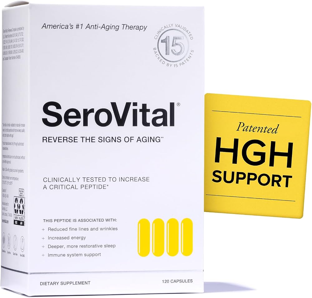 Serovital Renewal Complex - Anti Aging Supplements - Amino Acids - White