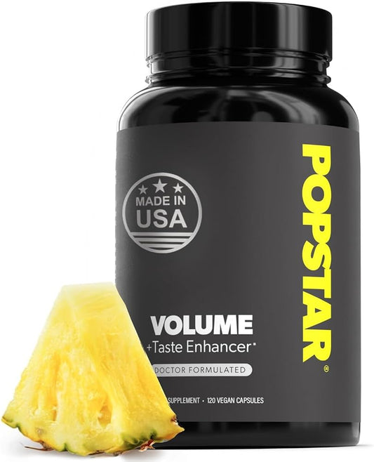 Popstar Semen Volume Supplement - Men's Semen Health & Fertility - Doctor Formulated with Zinc - 1 Month Supply