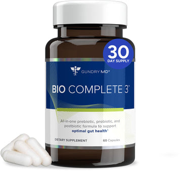 Gundry MD Bio Complete 3 Supplement 60 Capsules Optimal Gut