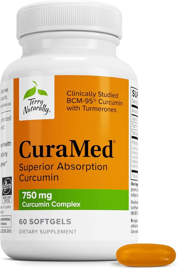 Terry Naturally CuraMed Softgels,750mg - 60 Count