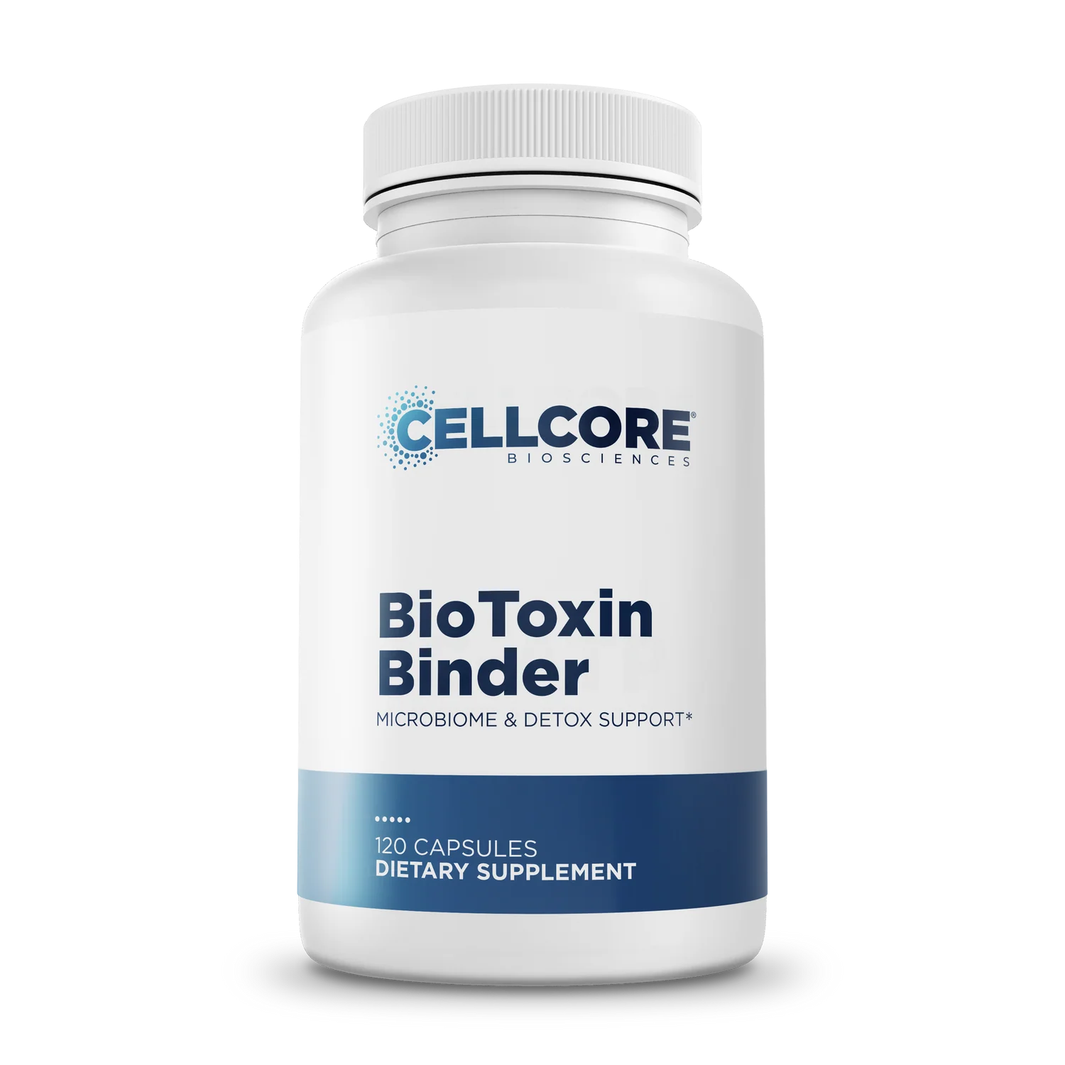 CellCore BioToxin Binder, Microbiome & Detox Support, 120 Capsules