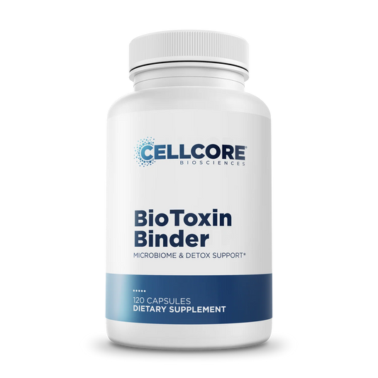 CellCore BioToxin Binder, Microbiome & Detox Support, 120 Capsules