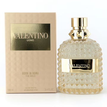 Valentino Uomo Born In Roma The Gold 3.4oz Eau De Toilette Men
