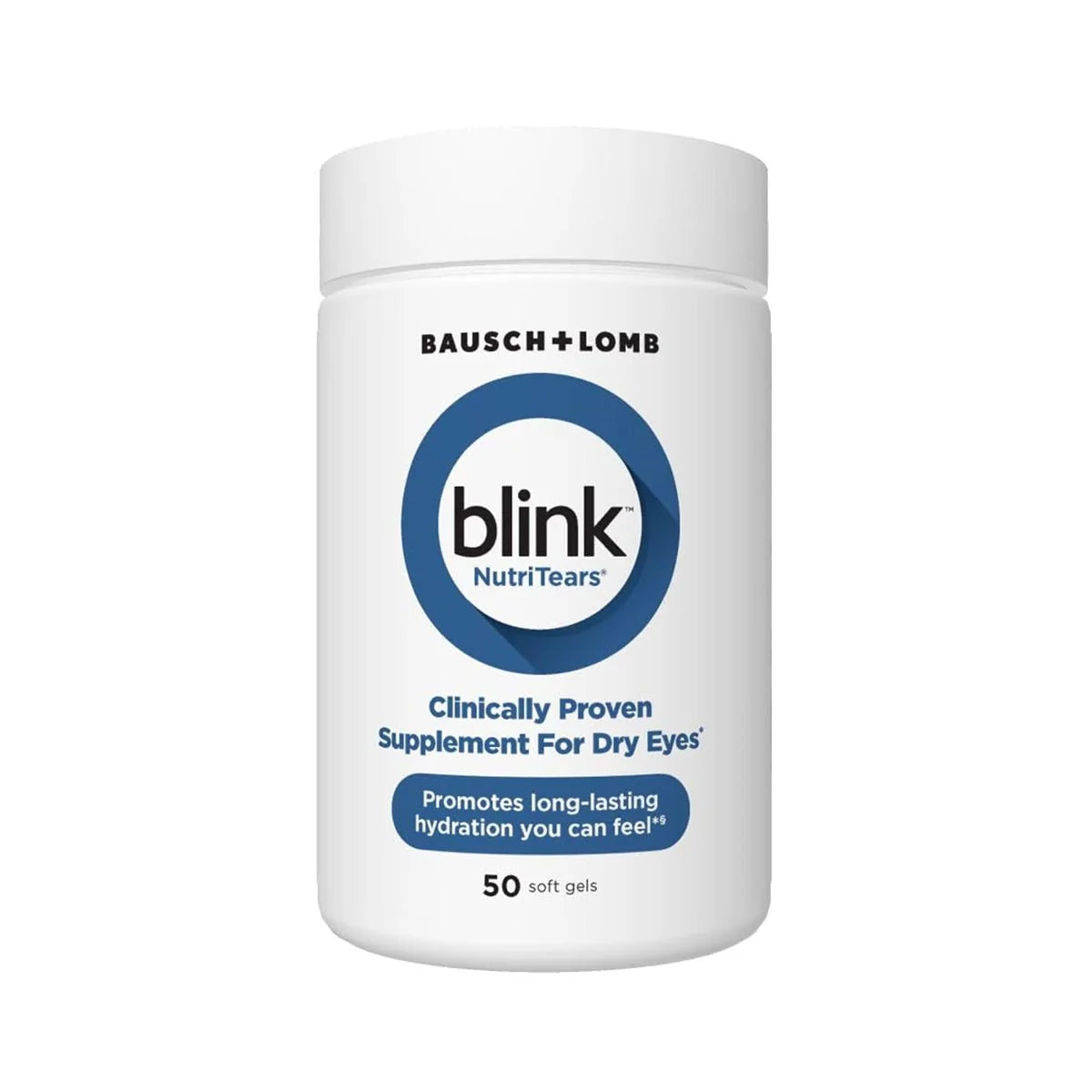 BLINK Nutritears Supplement for Dry Eyes, 50 Softgels